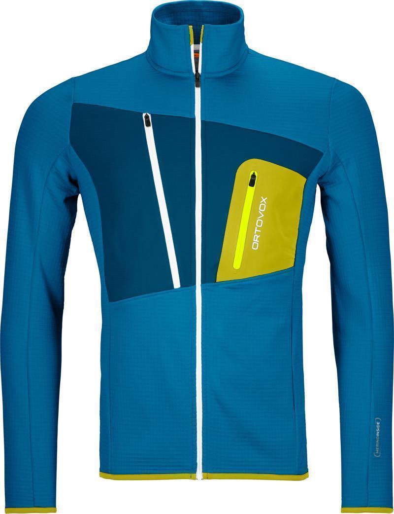 Fleece Grid Jacket - Mens - Heritage Blue 1