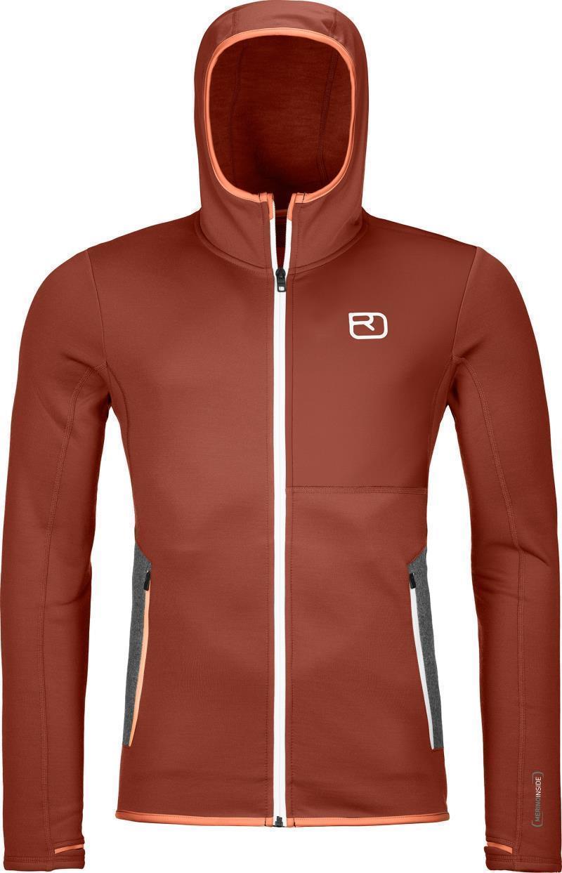 Fleece Hoody - Mens - Clay Orange 1