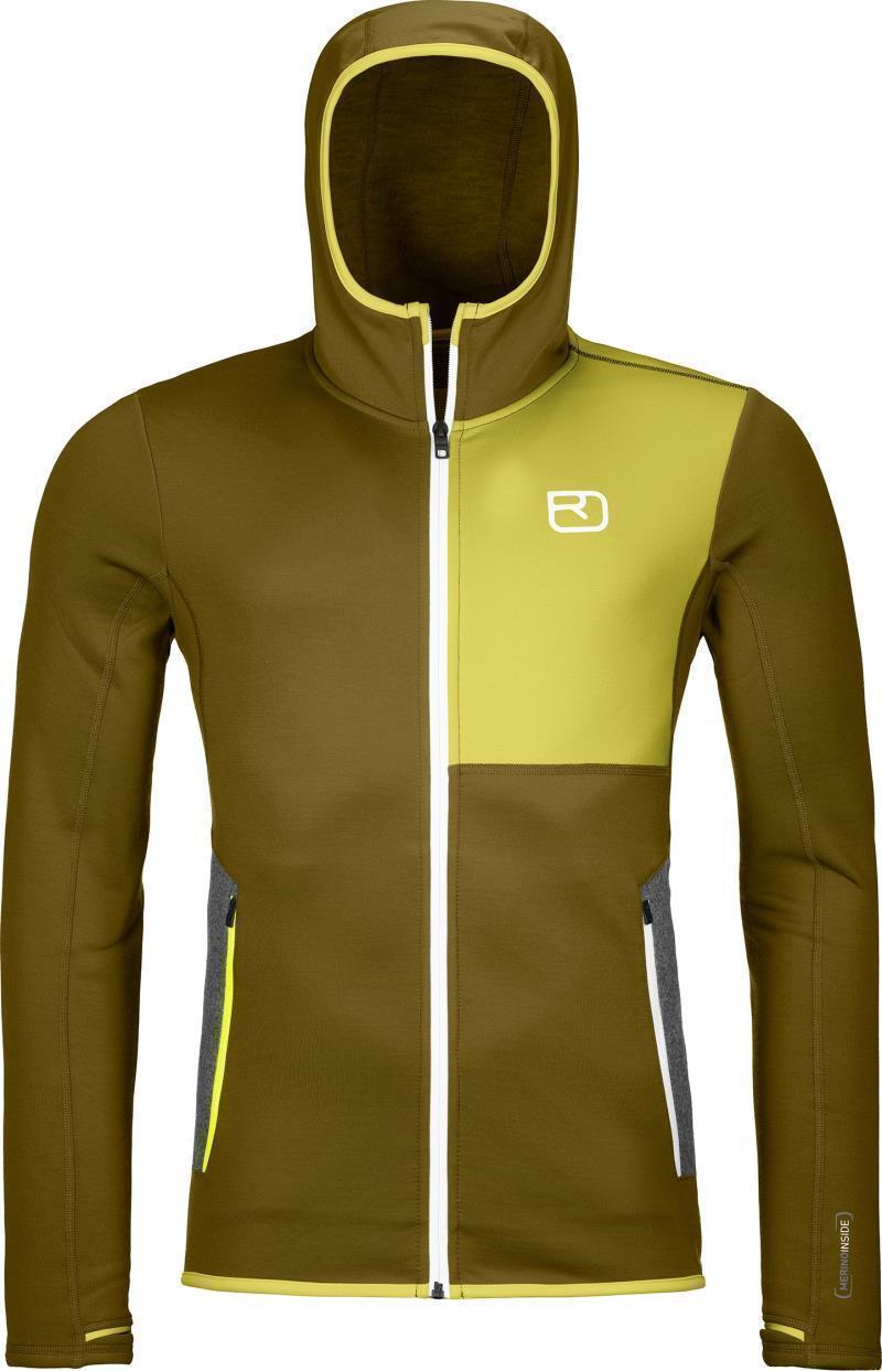 Fleece Hoody - Mens - Green Moss 1