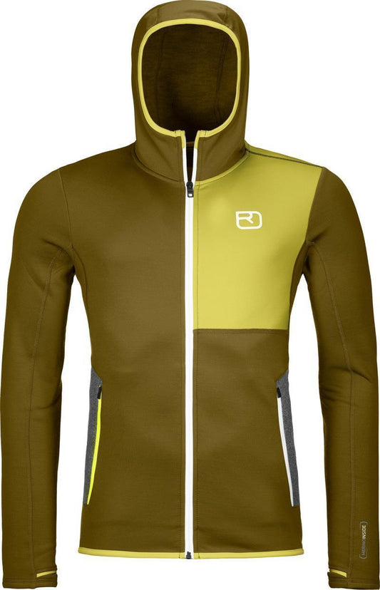 Fleece Hoody - Mens - Green Moss 1