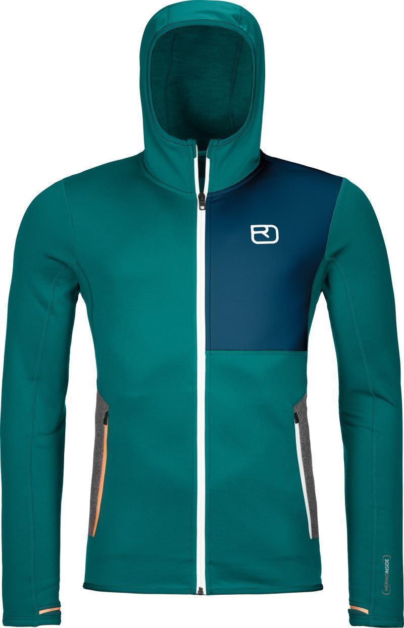 Fleece Hoody - Mens - Pacific Green 1