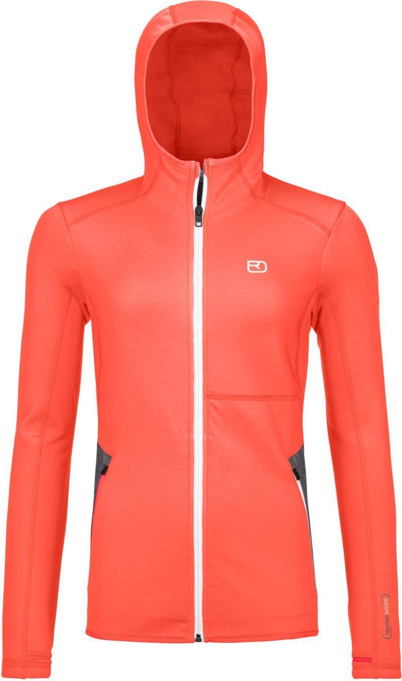 Fleece Hoody - Womens - Coral 1