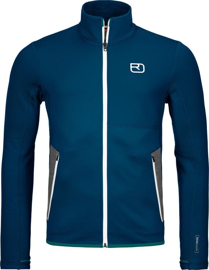 Fleece Jacket - Mens - Petrol Blue 1