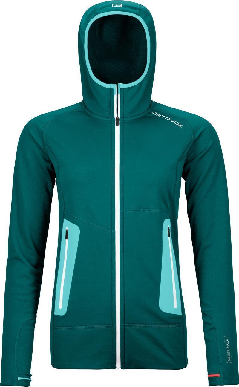 Fleece Light Hoody - Womens - Pacific Green 1