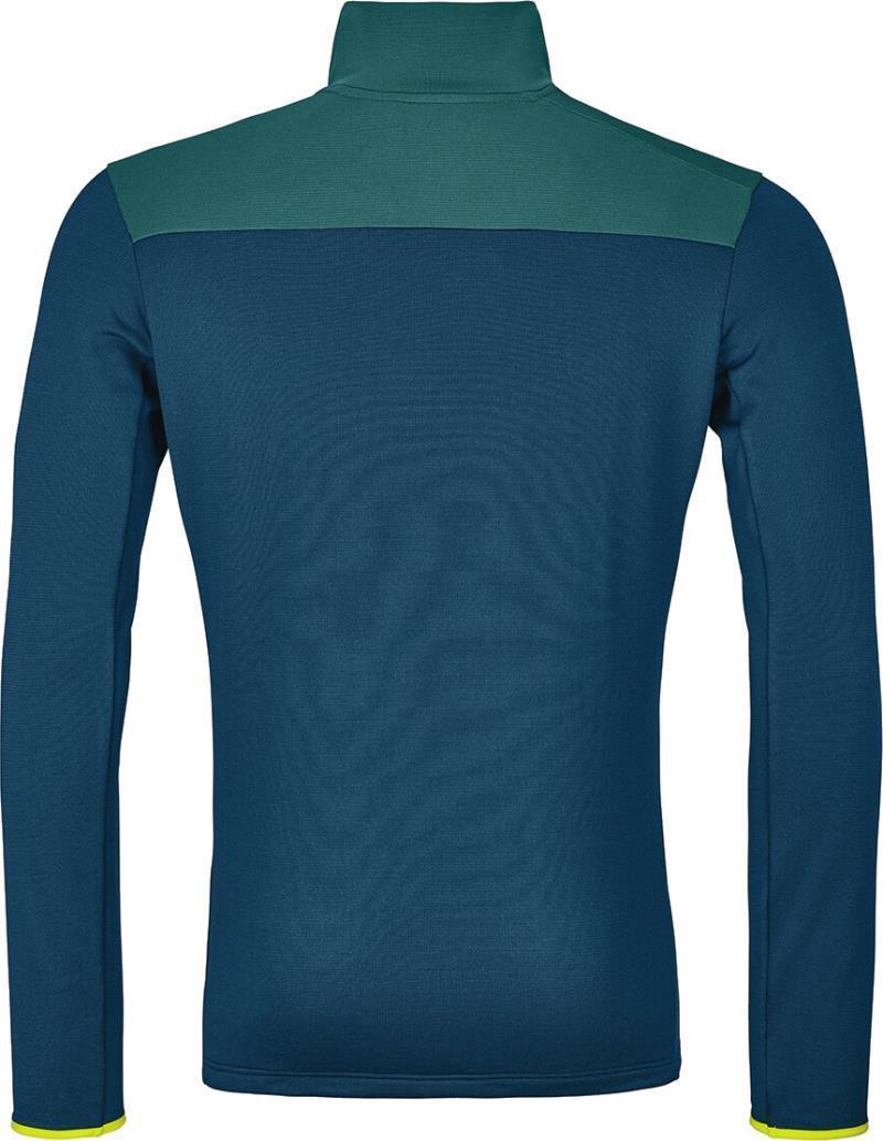 Fleece Light Zip Neck - Mens - Petrol Blue 2
