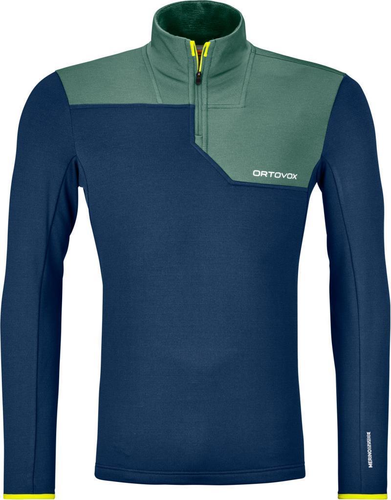 Fleece Light Zip Neck - Mens - Petrol Blue 3