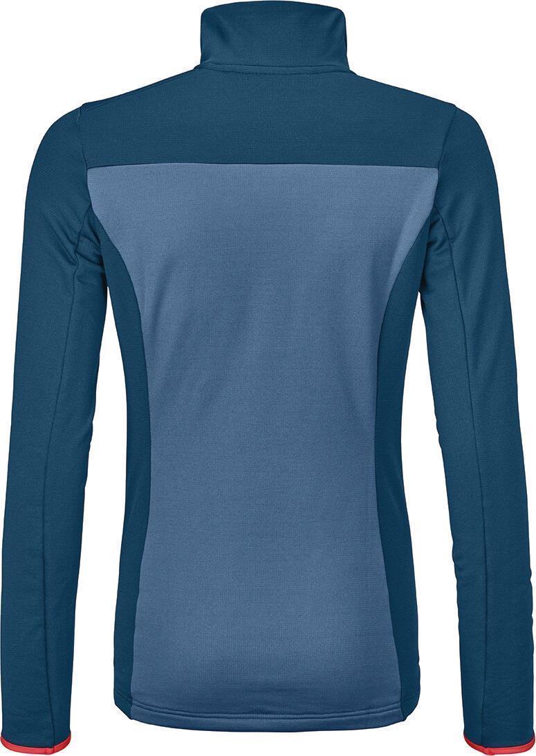 Fleece Light Zip Neck - Womens - Petrol Blue 2