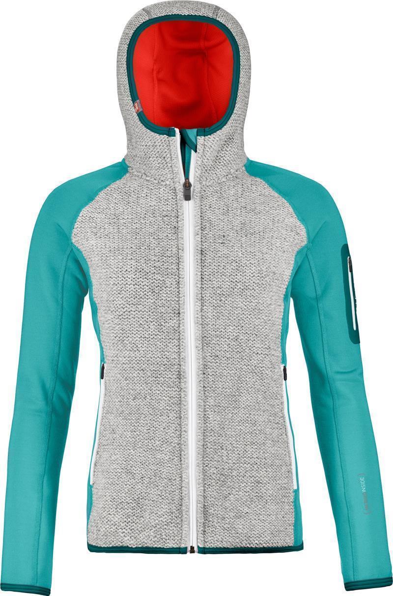 Fleece Plus Classic Knit Hoody - Womens - Ice Waterfall 1