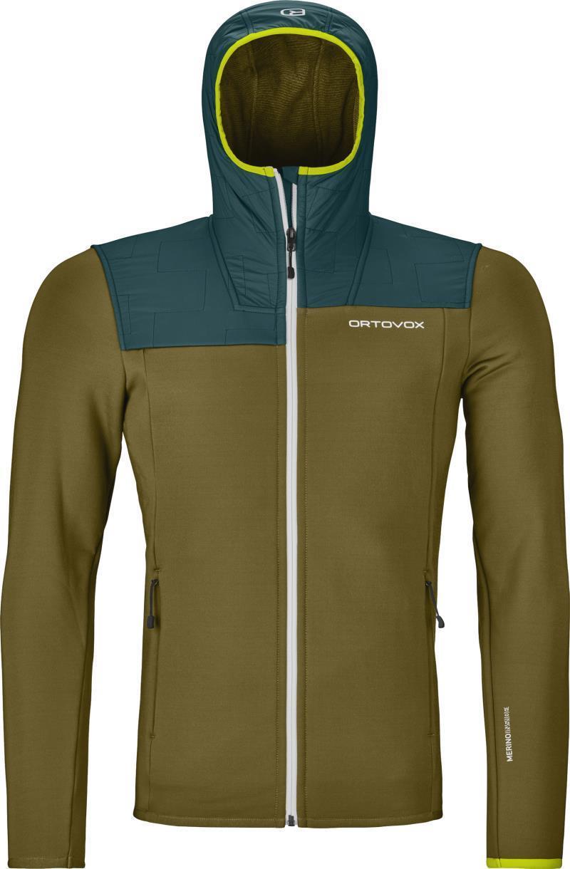 Fleece Plus Hoody - Mens - Green Moss 1