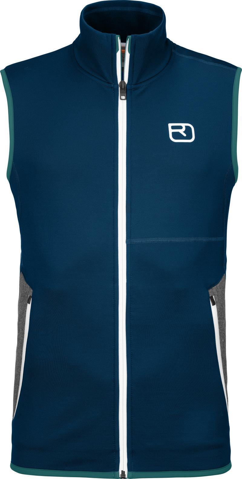 Fleece Vest - Mens - Petrol Blue 1