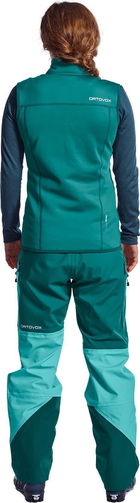 Fleece Vest - Womens - Pacific Green 4