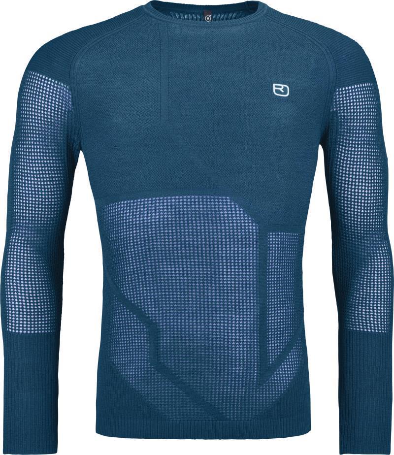 Merino Thermovent LS - Mens - Petrol Blue 1