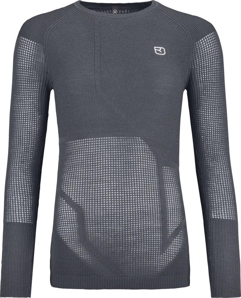 Merino Thermovent LS - Womens - Dark Grey Blend 1