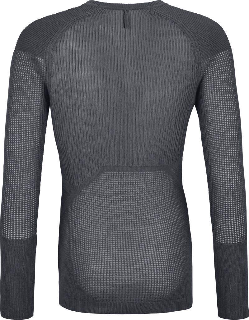Merino Thermovent LS - Womens - Dark Grey Blend 2