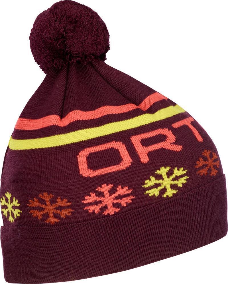 Nordic Knit Beanie - Dark Wine 1