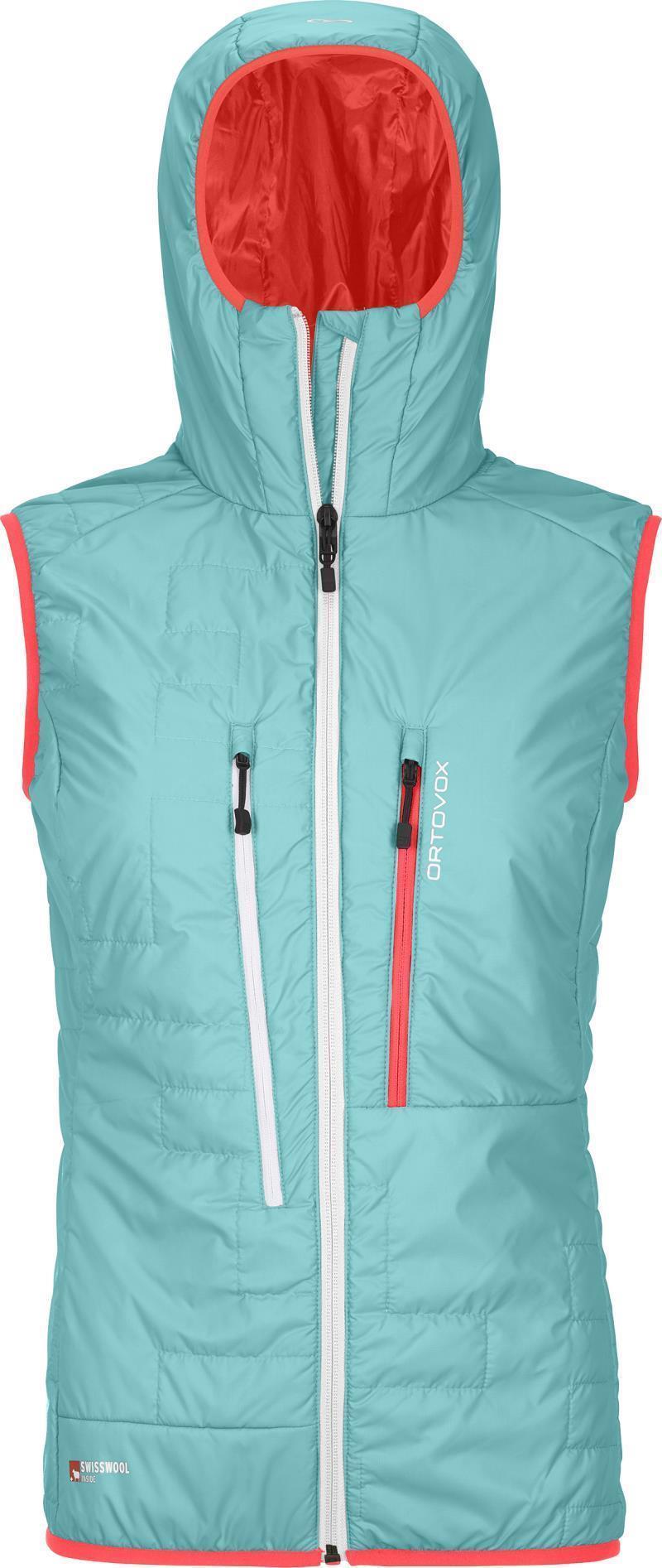 Swisswool Piz Boe Vest - Womens - Ice Waterfall 1