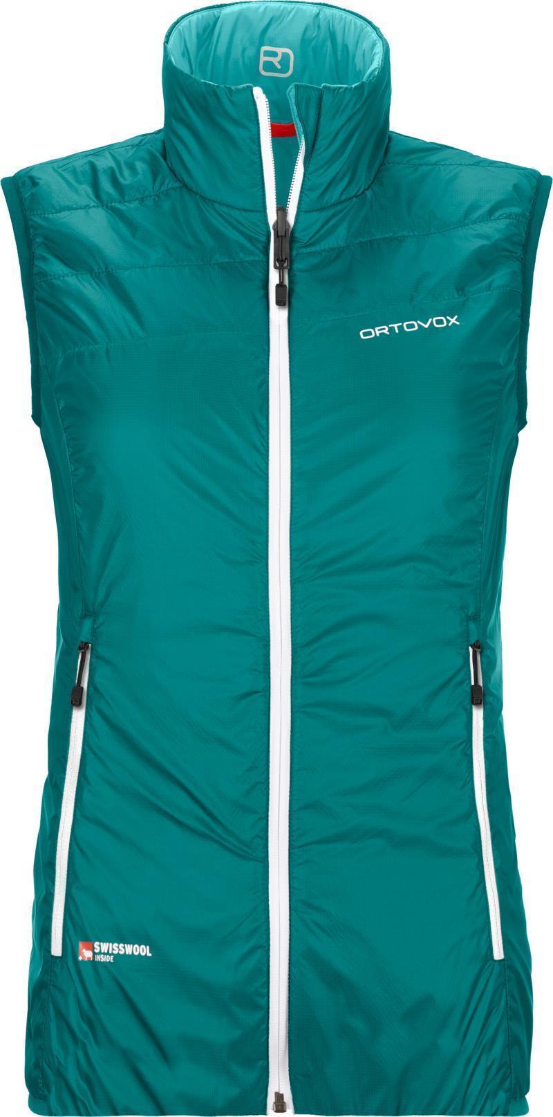 Swisswool Piz Grisch Vest - Womens - Pacific Green 1