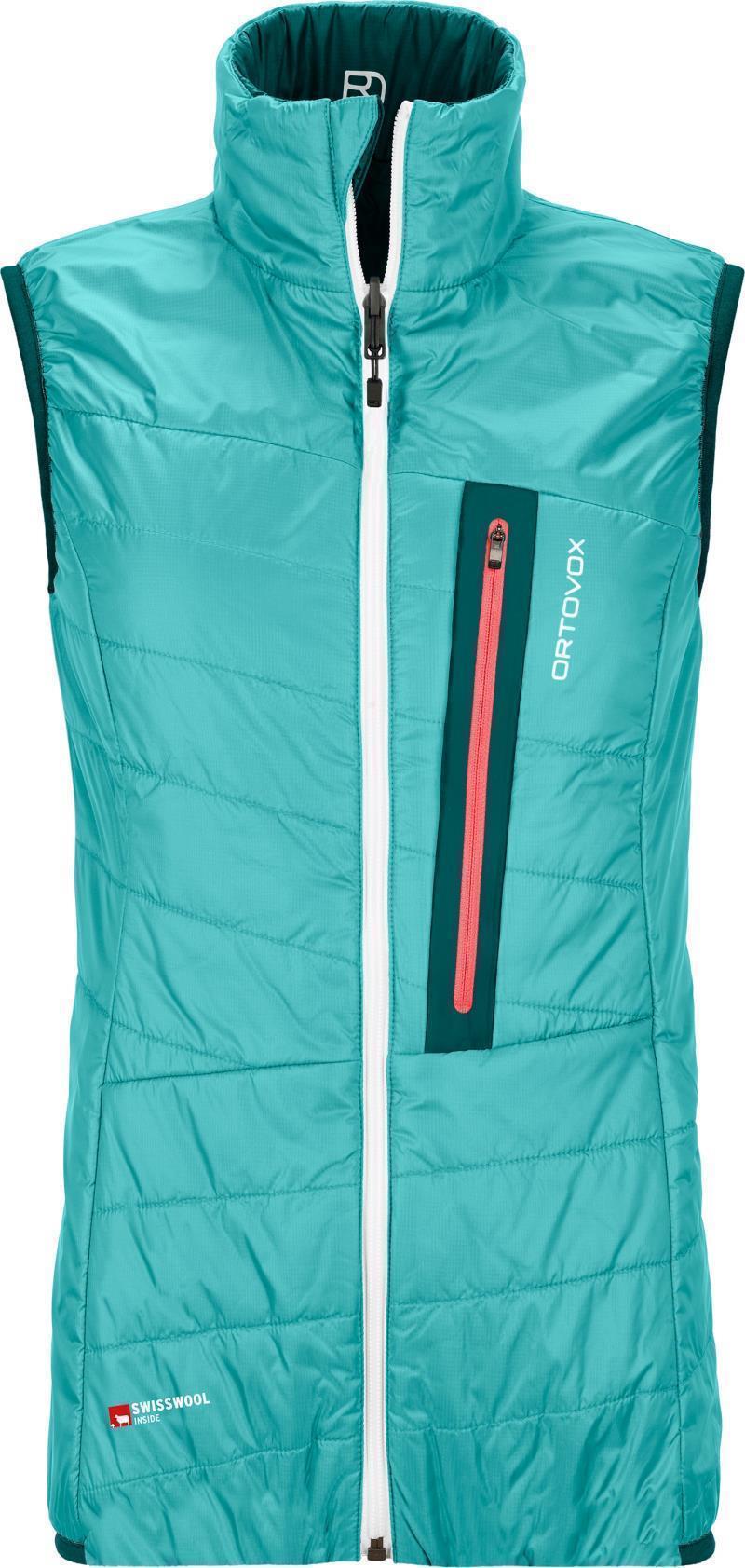Swisswool Piz Grisch Vest - Womens - Pacific Green 2