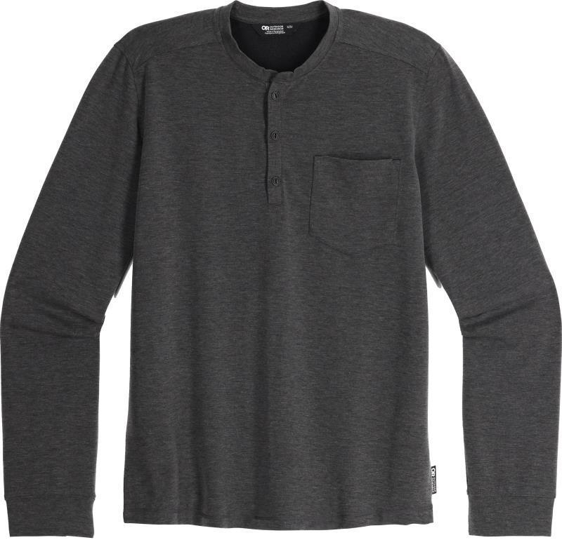 Aberdeen LS Henley - Mens - Black Heather 1