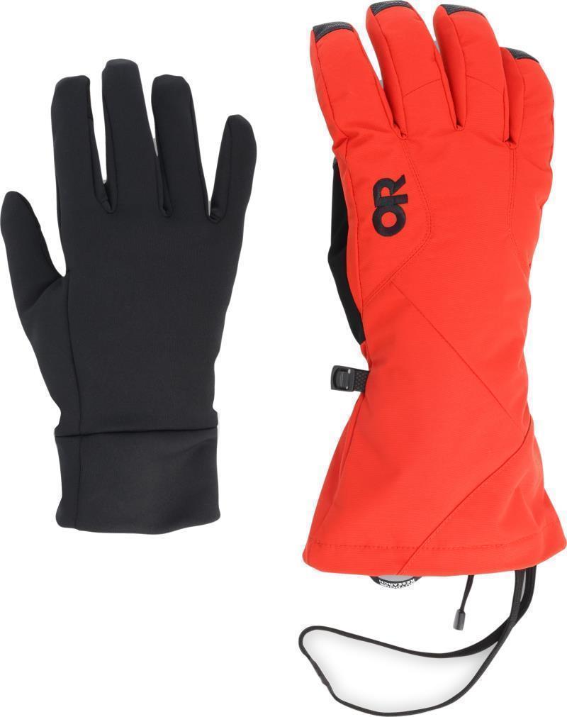 Adrenaline 3-in-1 Gloves - Mens - Cranberry 2