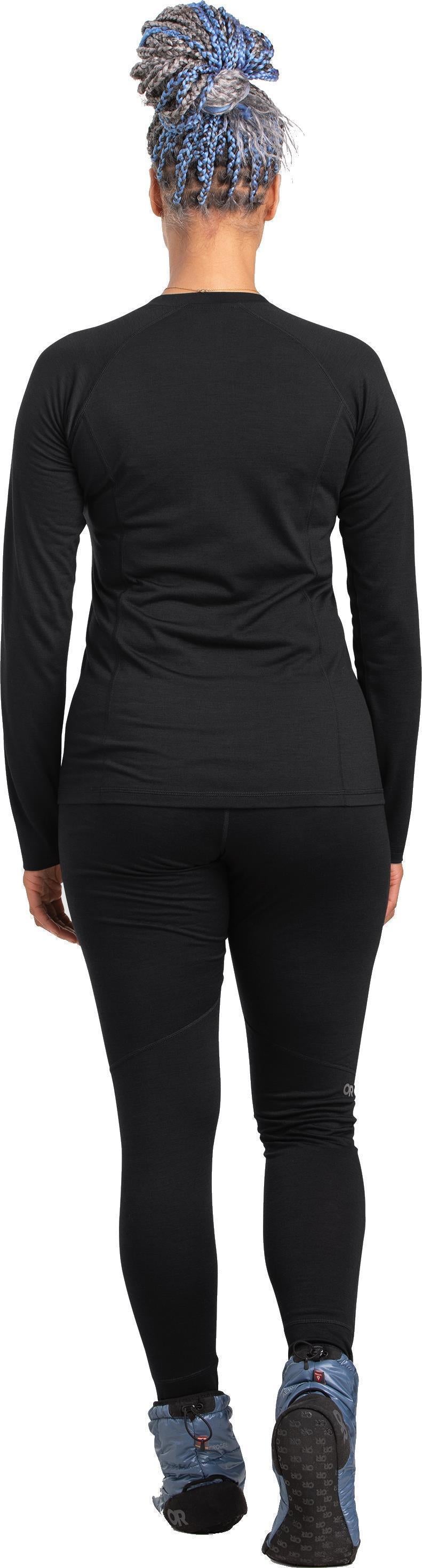 Alpine Onset Merino 150 Crew - Womens - Black 3