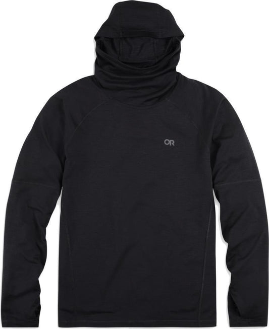 Alpine Onset Merino 150 Hoodie - Mens - Black 1
