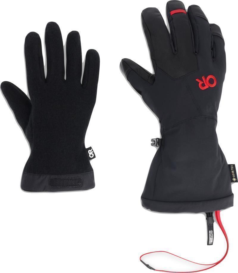 Arete II GTX Gloves - Womens - Black 2