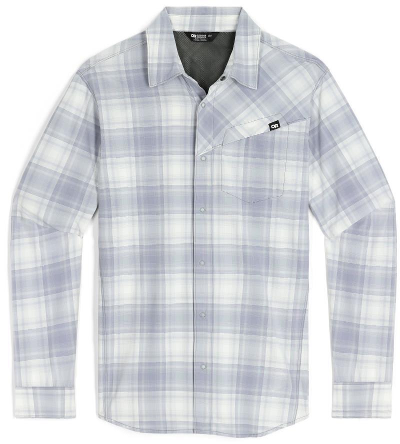 Astroman LS Sun Shirt - Mens - Slate Plaid 1