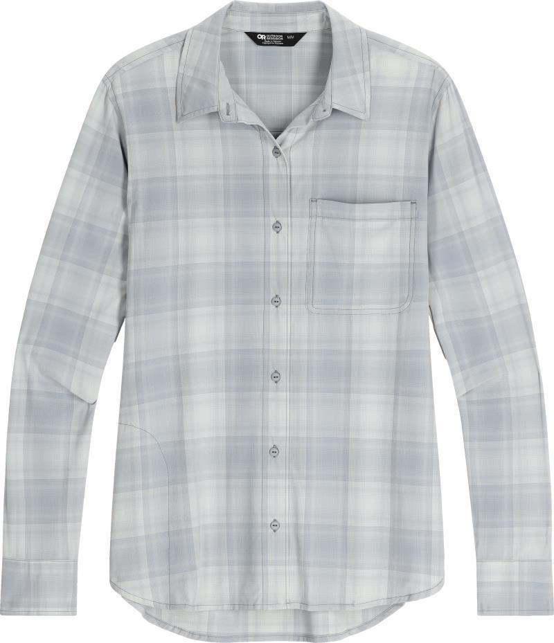 Astroman LS Sun Shirt - Womens - Slate Plaid 1