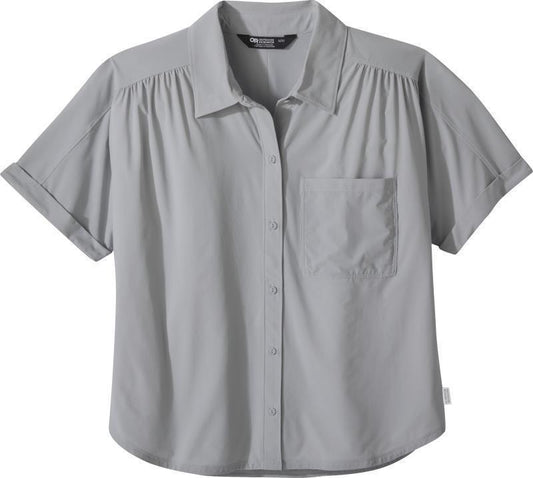 Astroman SS Sun Shirt - Womens - Pebble 1