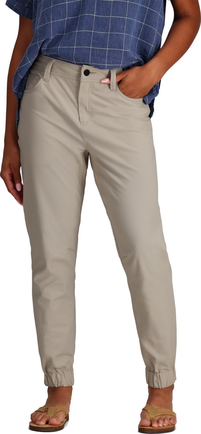 Canvas Joggers - Womens - Dark Sand 2