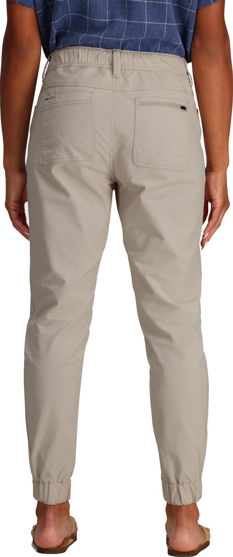 Canvas Joggers - Womens - Dark Sand 3