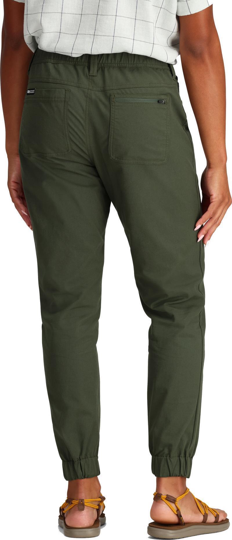 Canvas Joggers - Womens - Verde 3