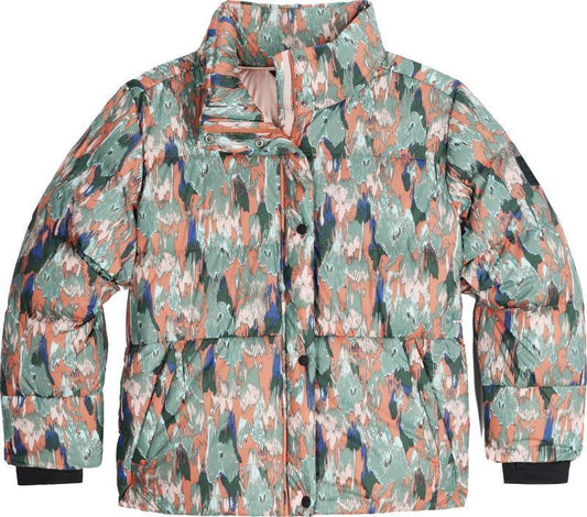 Coldfront Down Jacket, Plus - Womens - Cinnamon Print 1