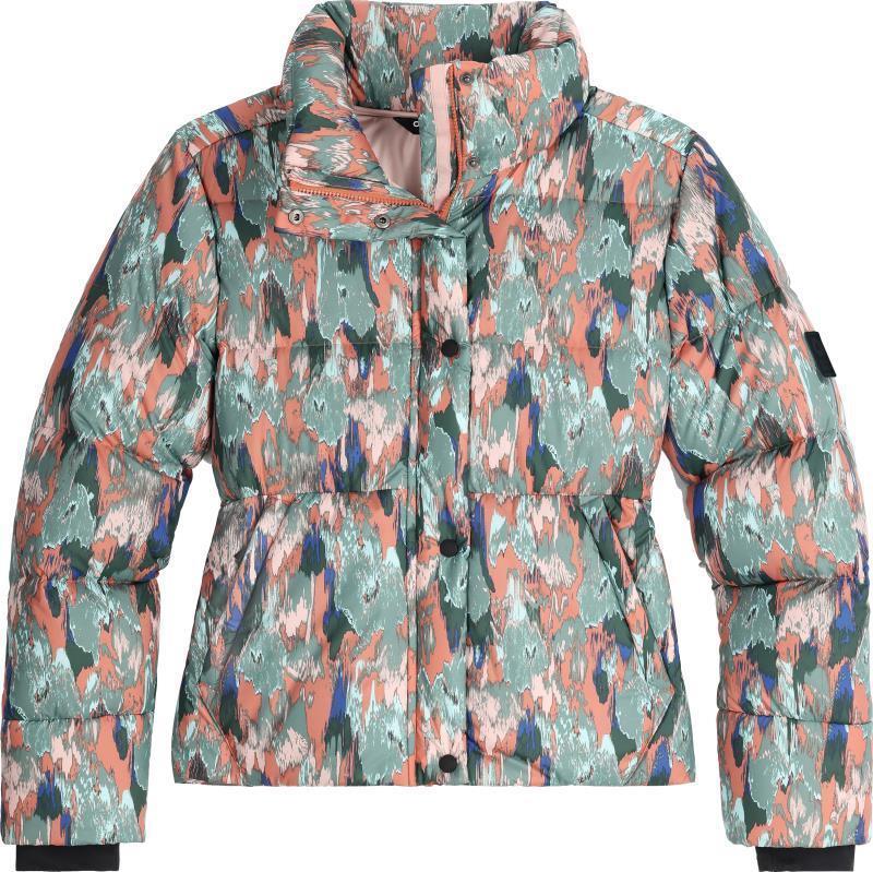 Coldfront Down Jacket - Womens - Cinnamon Print 1