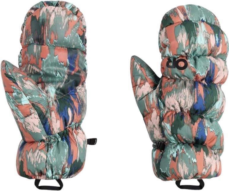 Coldfront Down Mitts - Cinnamon Print 1