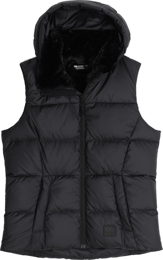 Coldfront Hooded Down Vest II - Womens - Black 1