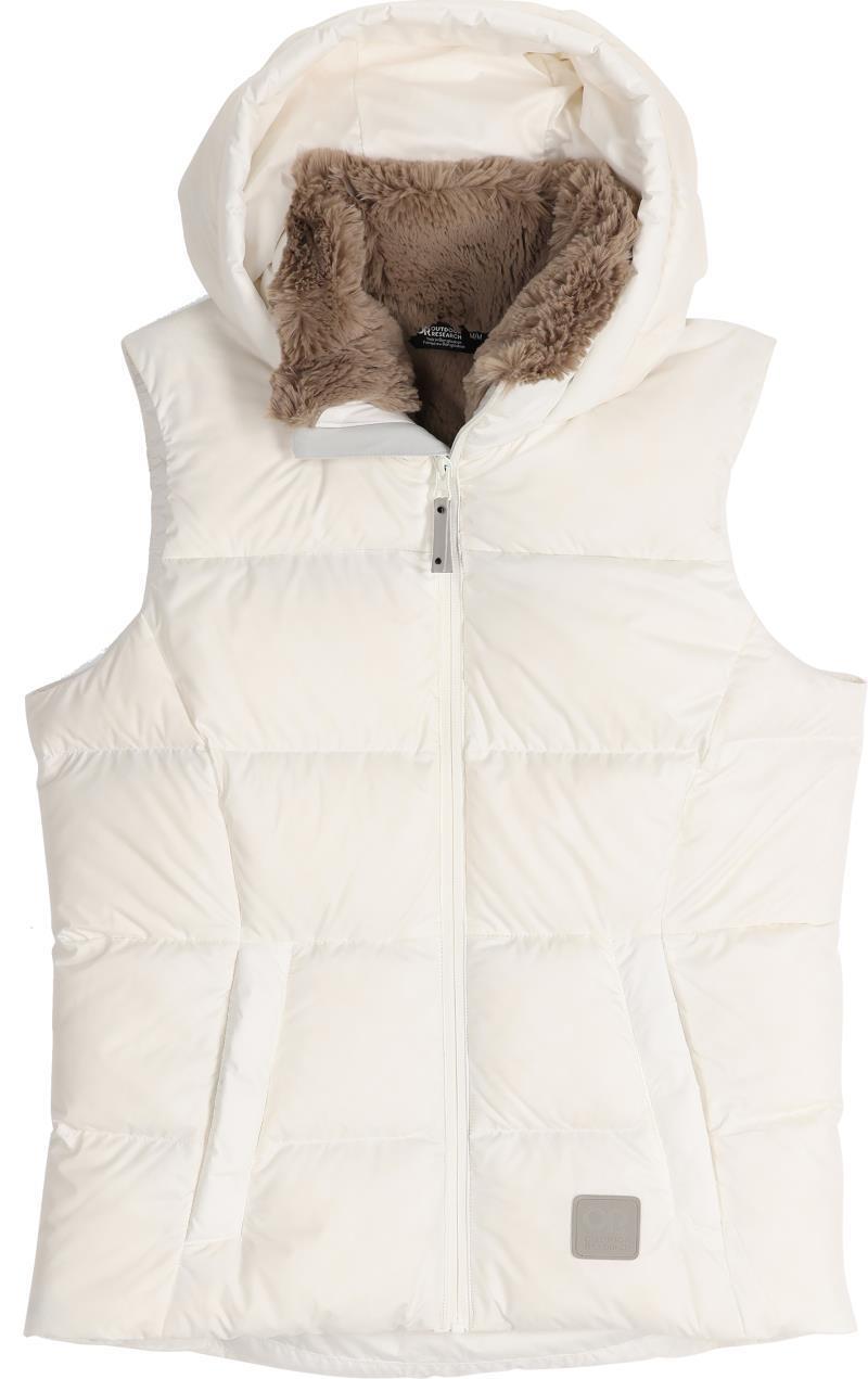 Coldfront Hooded Down Vest II - Womens - Snow 1