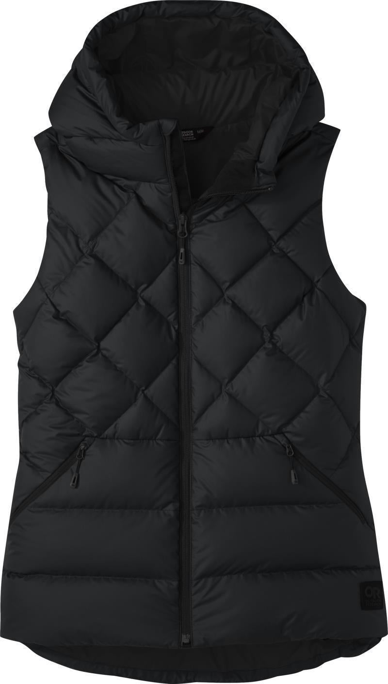 Coldfront Hooded Down Vest - Womens - Black 1