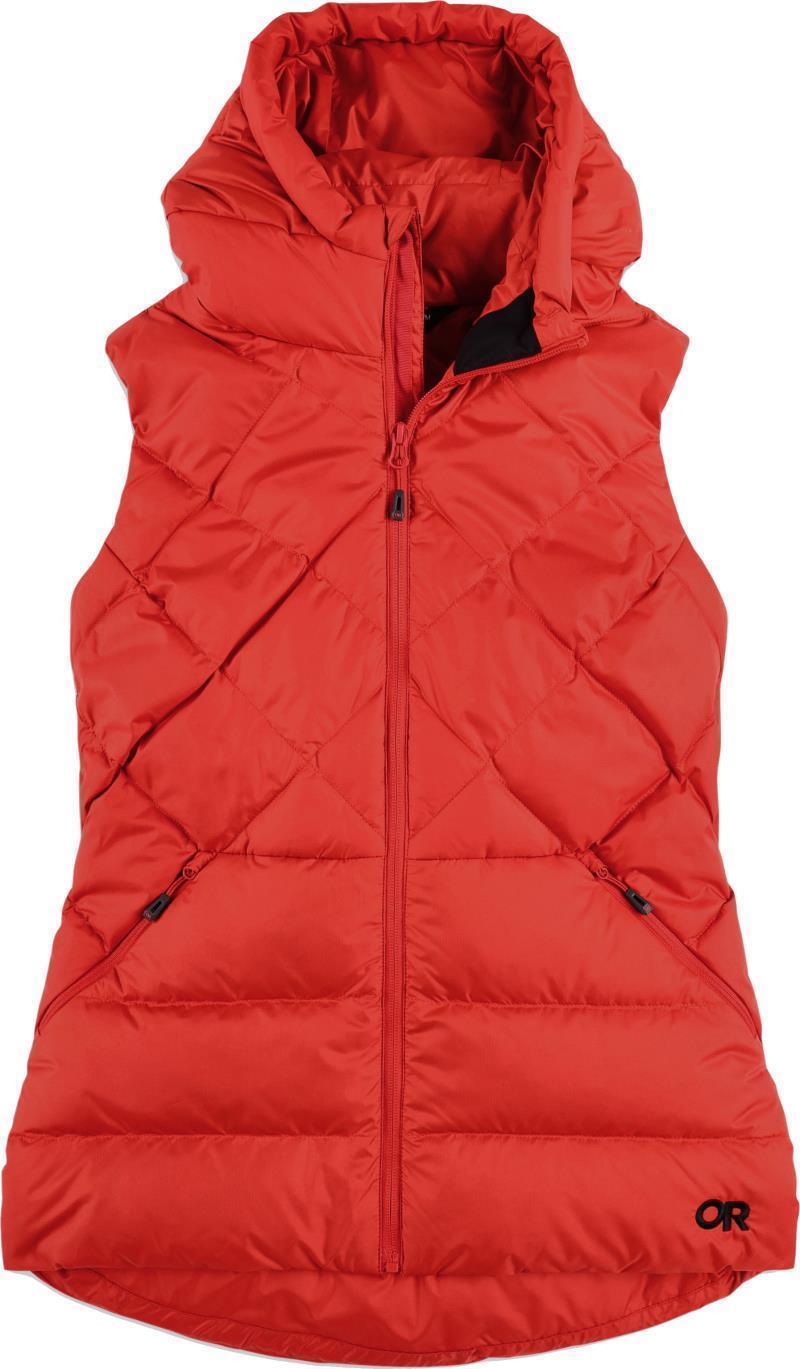 Coldfront Hooded Down Vest - Womens - Cranberry 1
