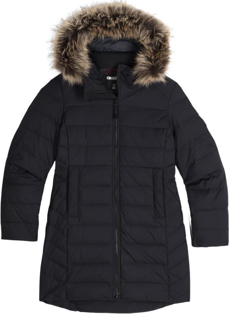 Coze Faux Fur Parka - Womens - Black 1