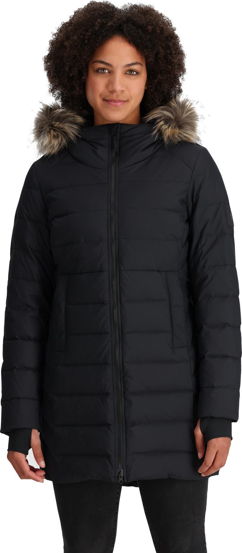 Coze Faux Fur Parka - Womens - Black 2