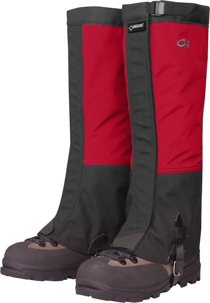 Crocodile Gaiters - Mens - Chili / Black 1