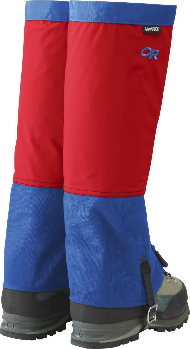 Crocodile Gaiters - Womens - Hot Sauce / Azure 2