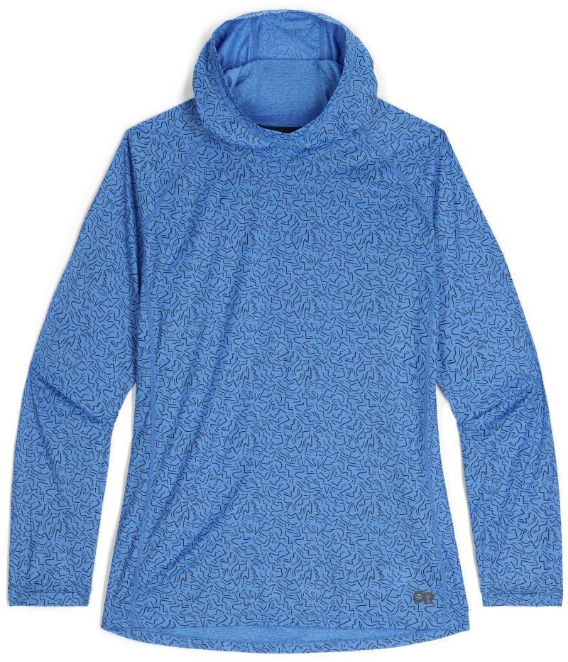Echo Printed Hoodie, Plus - Womens - Iceberg Squiggle 1