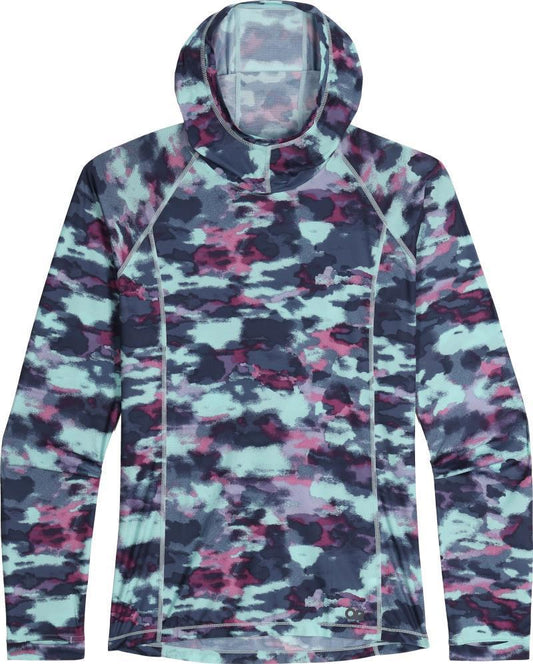 Echo Printed Hoodie - Womens - Calcite Camo 1