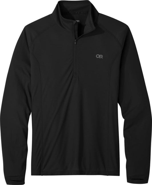 Echo Quarter Zip - Mens - Black 1