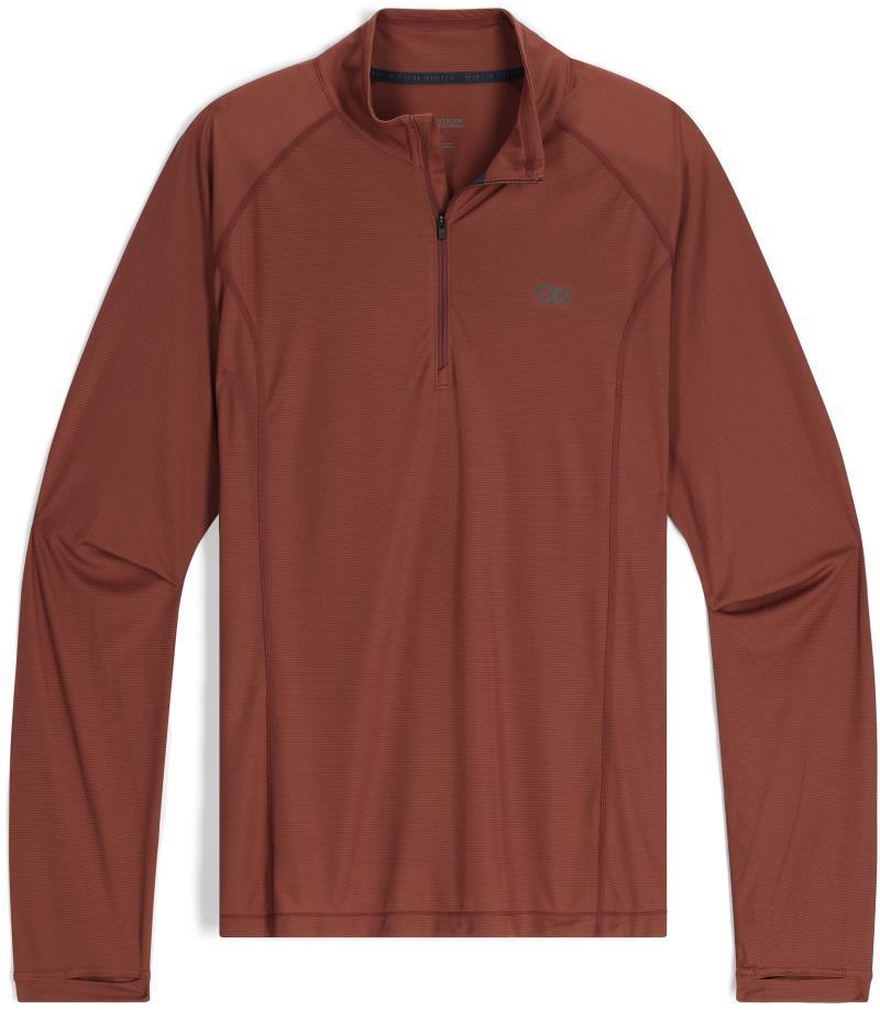 Echo Quarter Zip - Mens - Brick 1