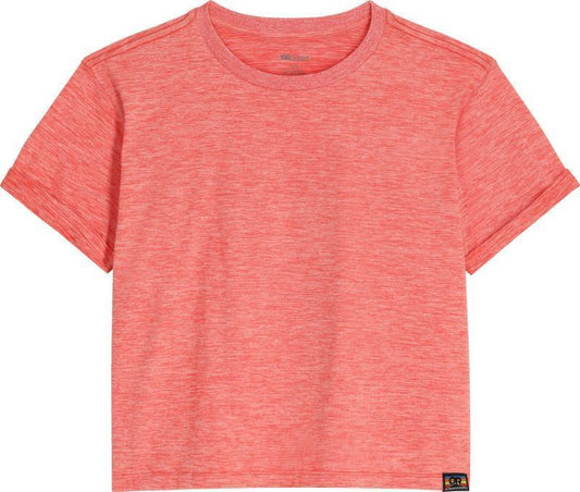 Essential Boxy T-Shirt - Womens - Rhubarb Heather 1