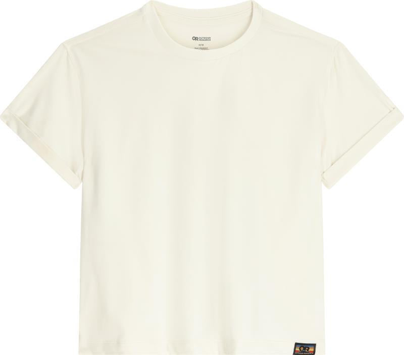Essential Boxy T-Shirt - Womens - Snow 1